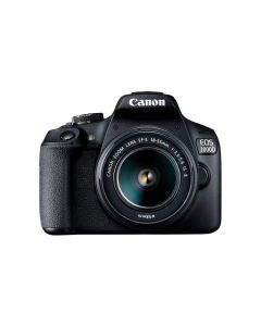 Canon EOS 2000D DSLR with 18-55 mm IS II Lens Black