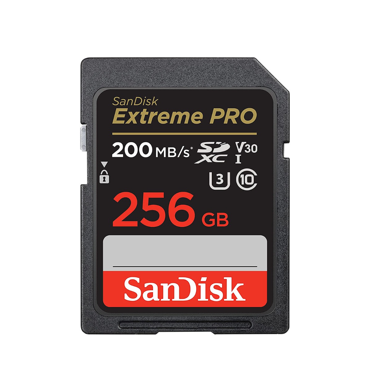 SanDisk 256GB Extreme PRO SDXC card + RescuePRO Deluxe, up to 200MB/s, UHS-I, Class 10, U3, V30